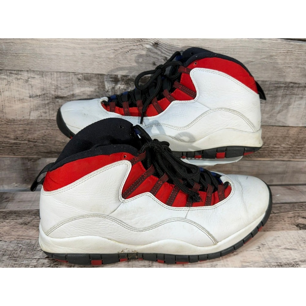 Nike Air Jordan 10 Retro Westbrook Class 310805-160 Red Blue White Size 11.5